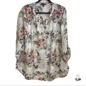 Sarah Michelle floral tunic size 3X